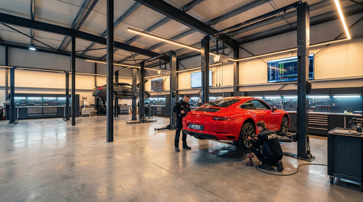 国产自拍汽车改装中心实景